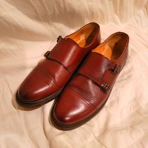 Frye James double monk strap oxford